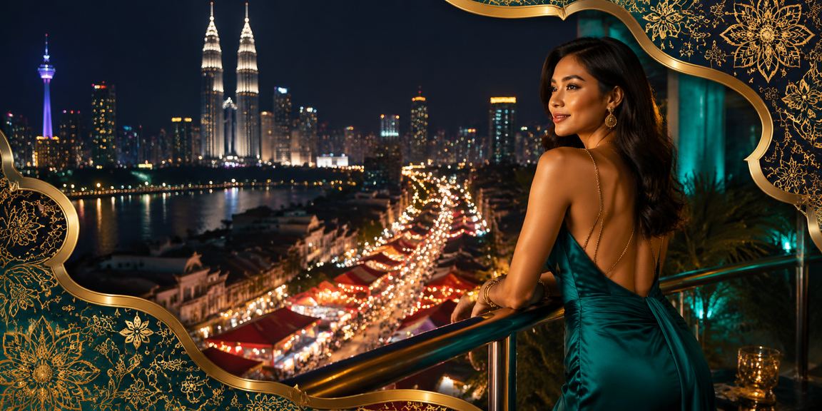 Pengguna VIP Kuala Lumpur dengan pakaian batik menikmati bonus dan odds istimewa di platform 770